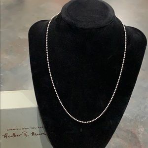 Heather B. Moore Silver Bead Chain